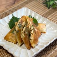リピ♪あゆ♡の料理 鶏むね肉と大葉チーズの梅みそ春巻き